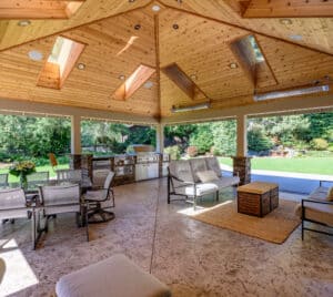 outdoor living room addition