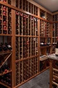 wine cellar remodel