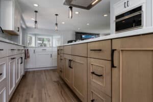 two toned kitchen remodel