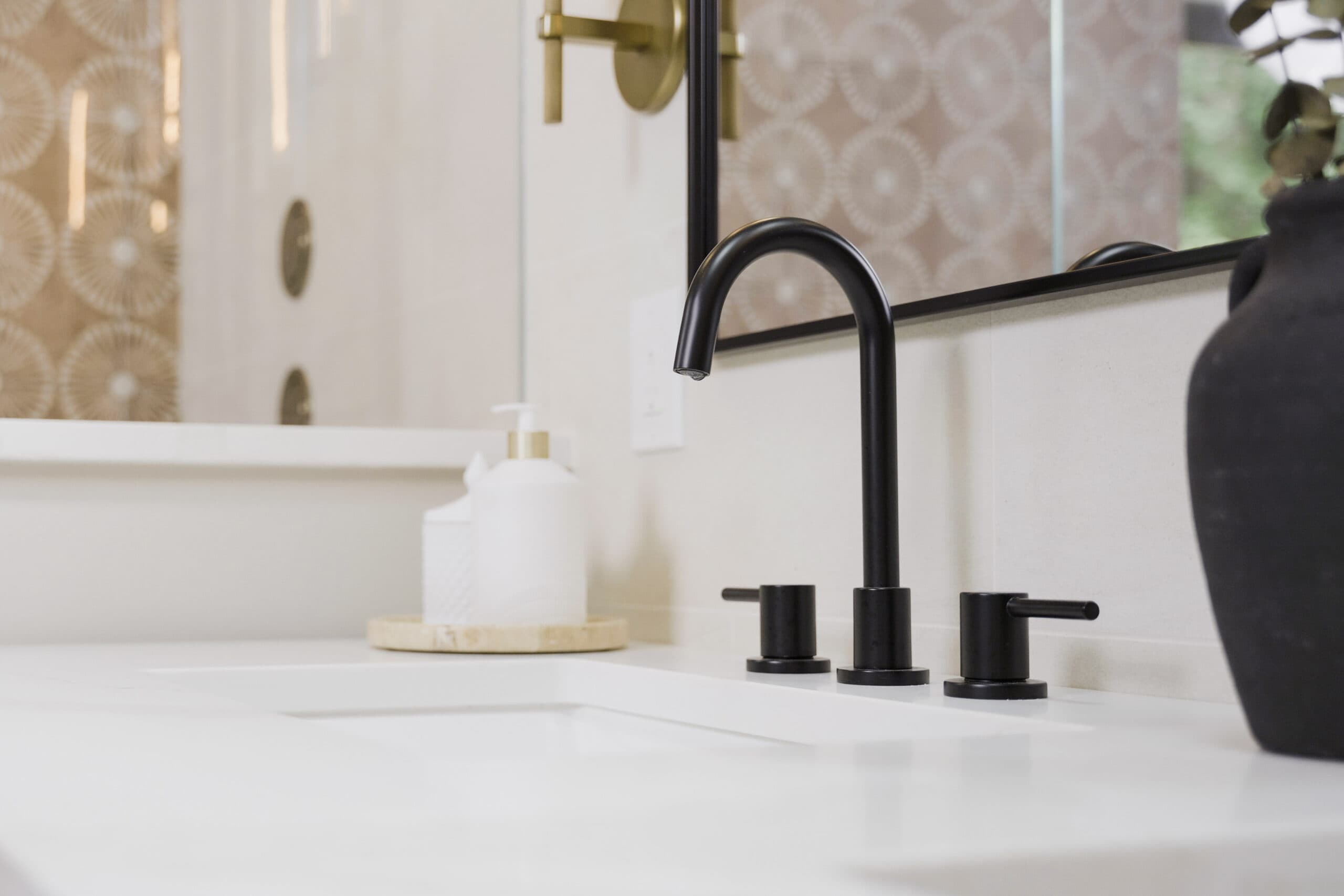 remodeled primary bathroom
