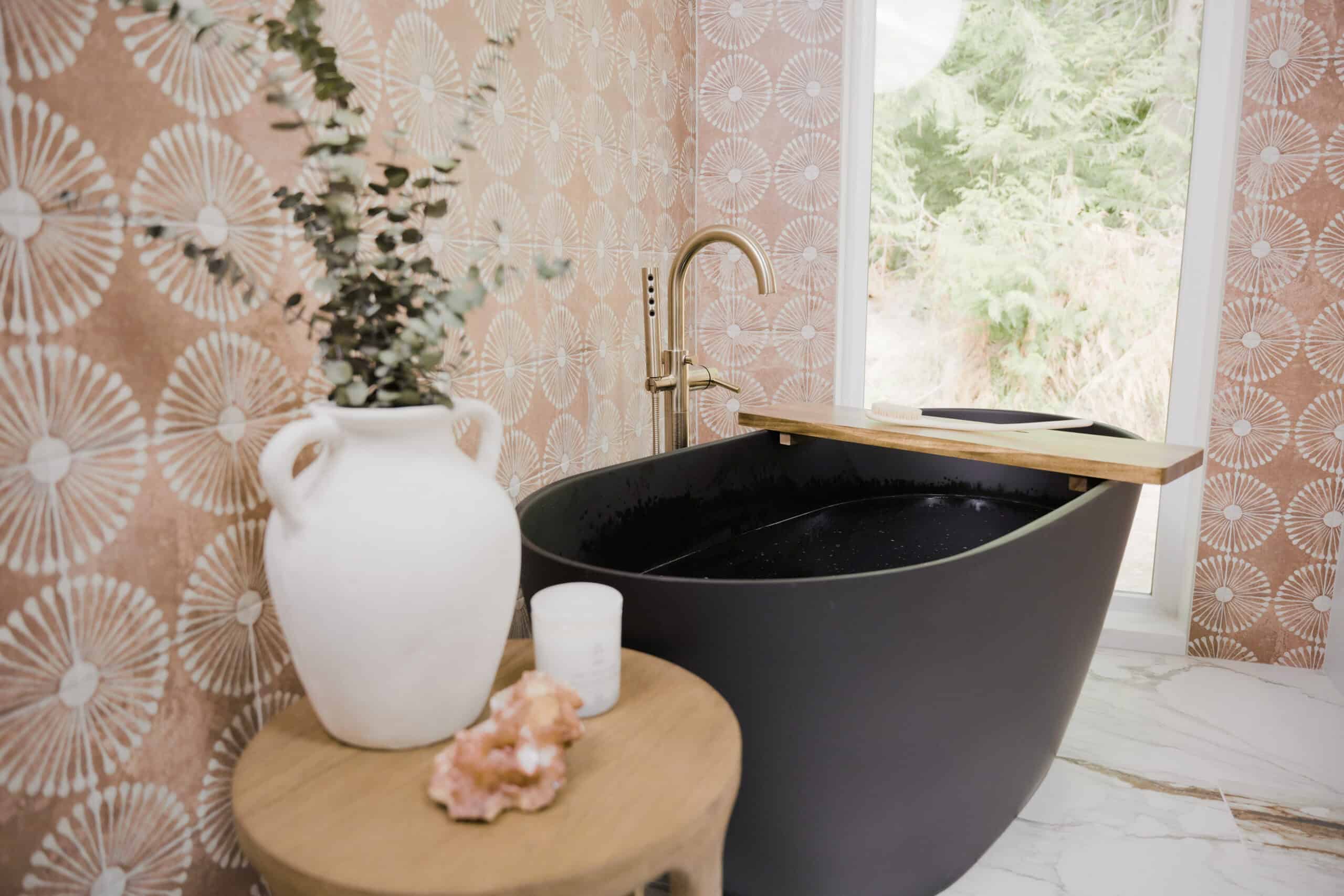 remodeled primary bathroom