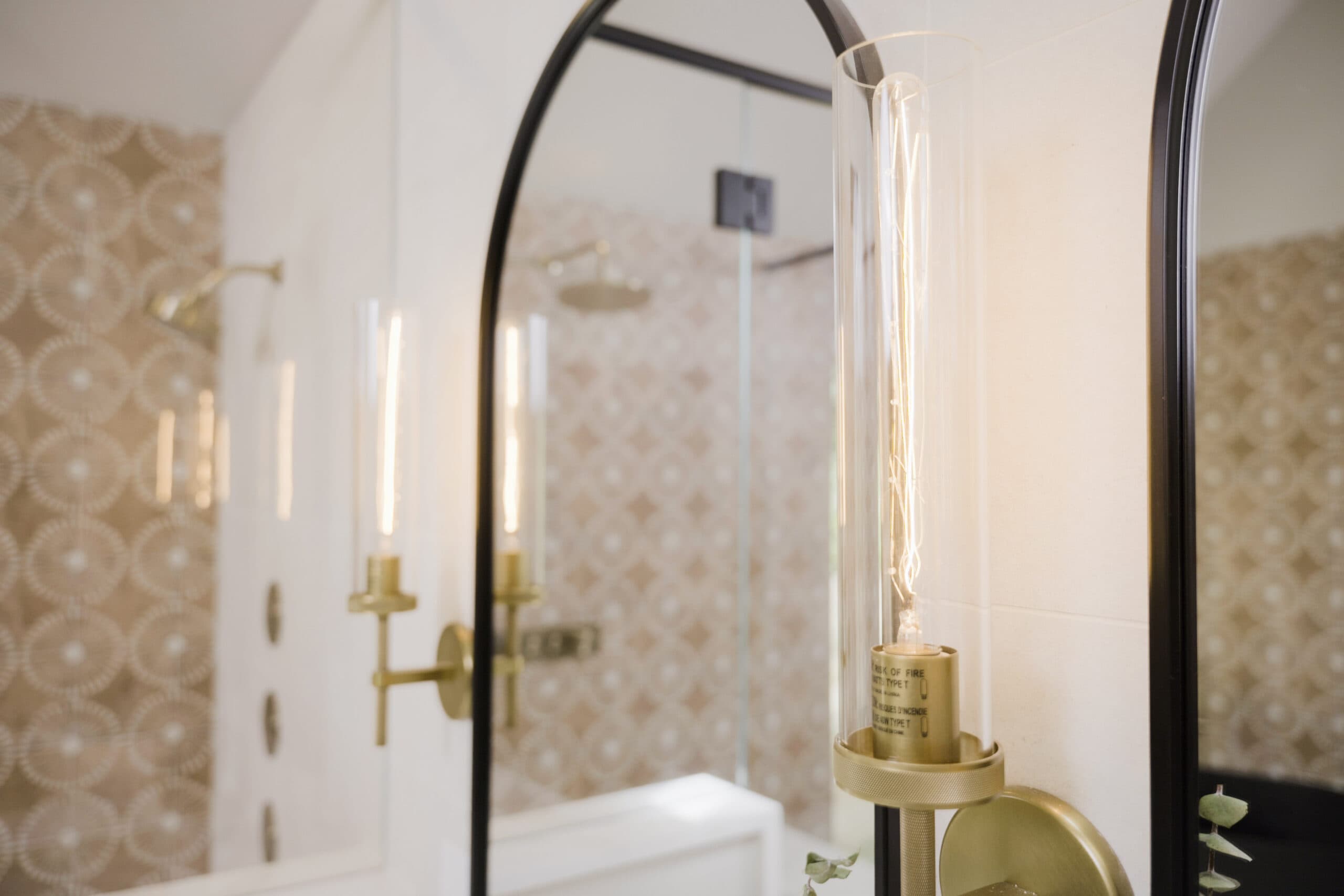 remodeled primary bathroom