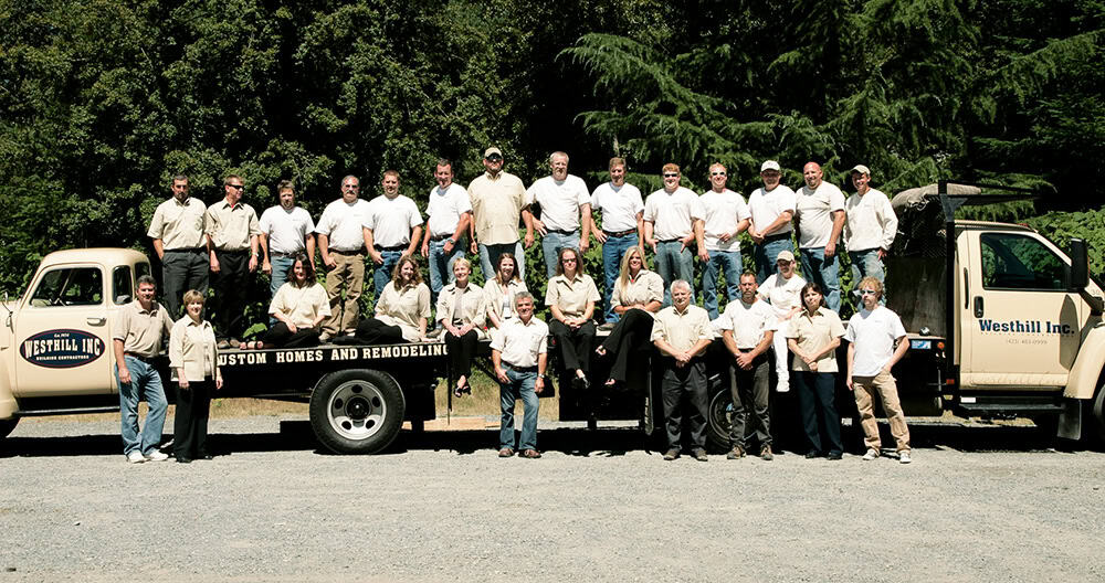 Westhill team with original trucks