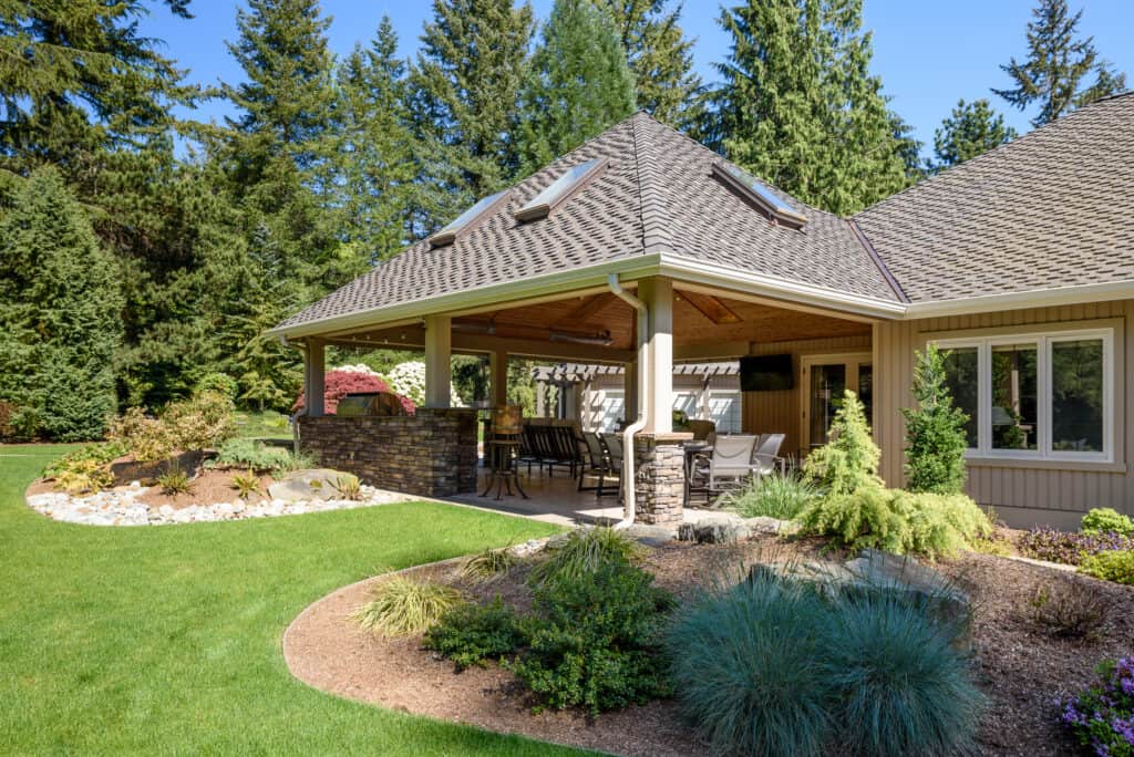 outdoor living room addition