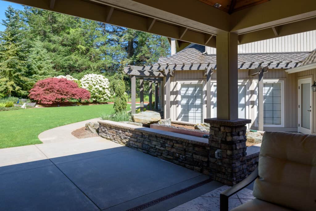 outdoor living room addition