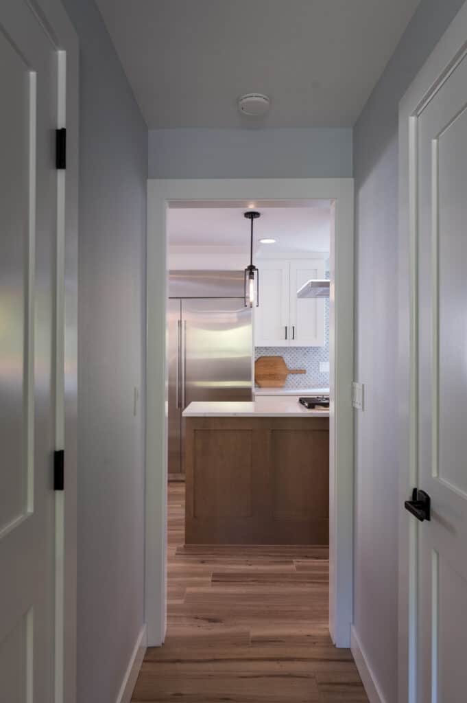 two toned kitchen remodel