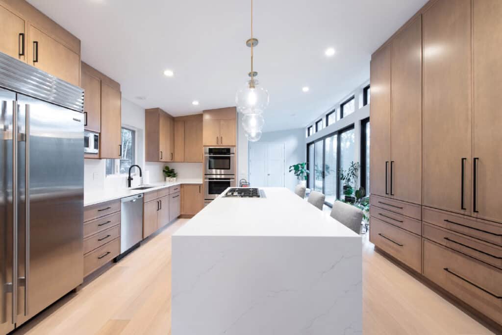 natural contemporary kitchen remodel